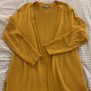 Marled Mustard Yellow Cardigan